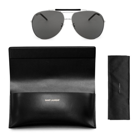 Saint Laurent Aviator Sunglasses SL11 001 64 - Picture 5 of 5